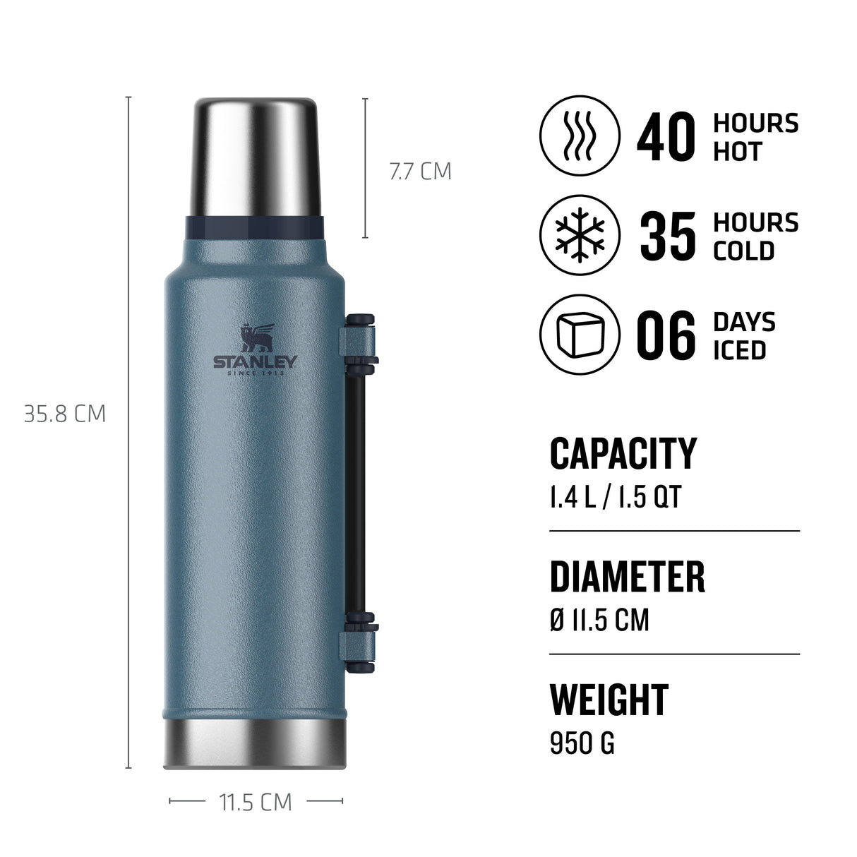 Stanley The Legendary Classic Bottle, 1.4 Litre