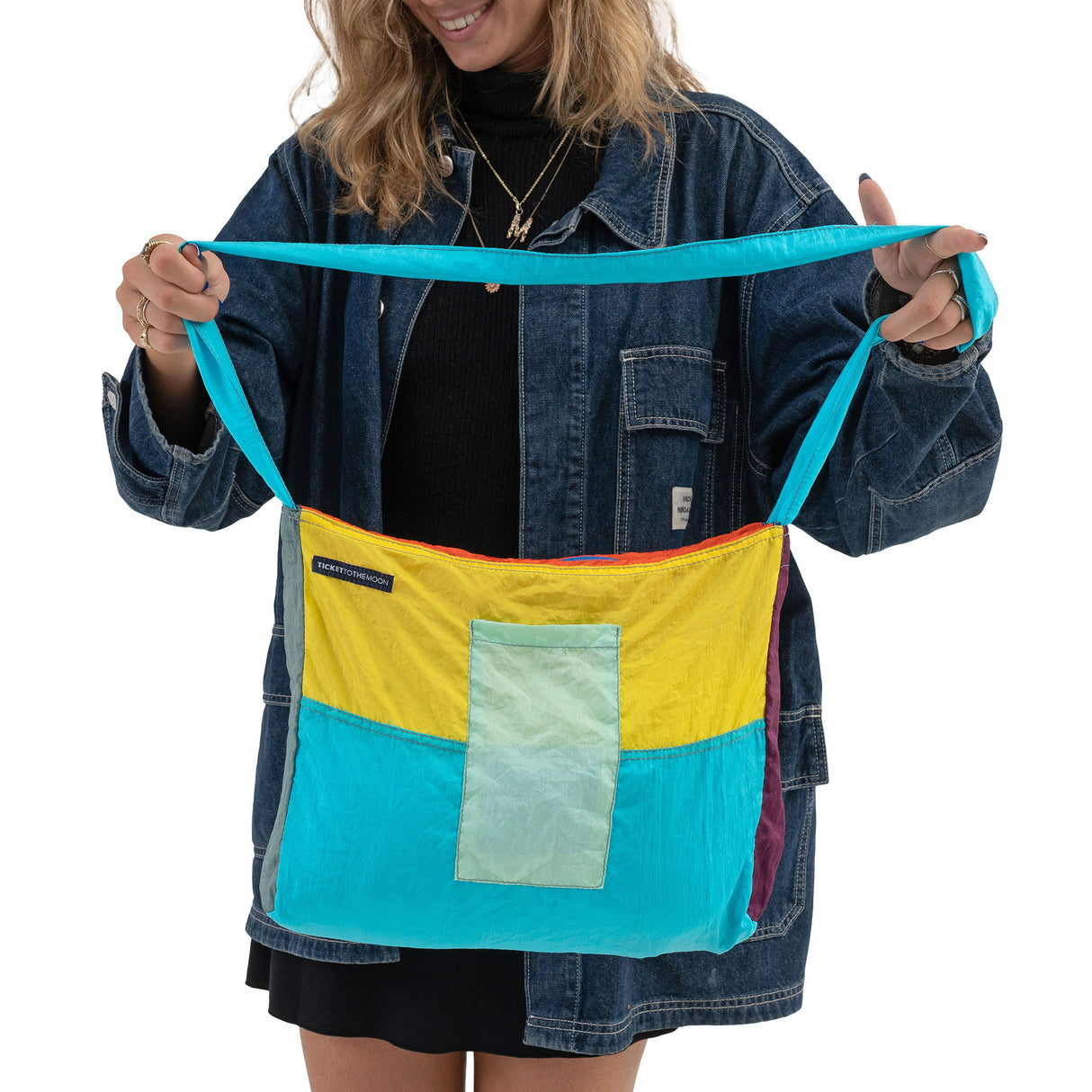 Ticket To The Moon Zipper Bag, Unique Edition