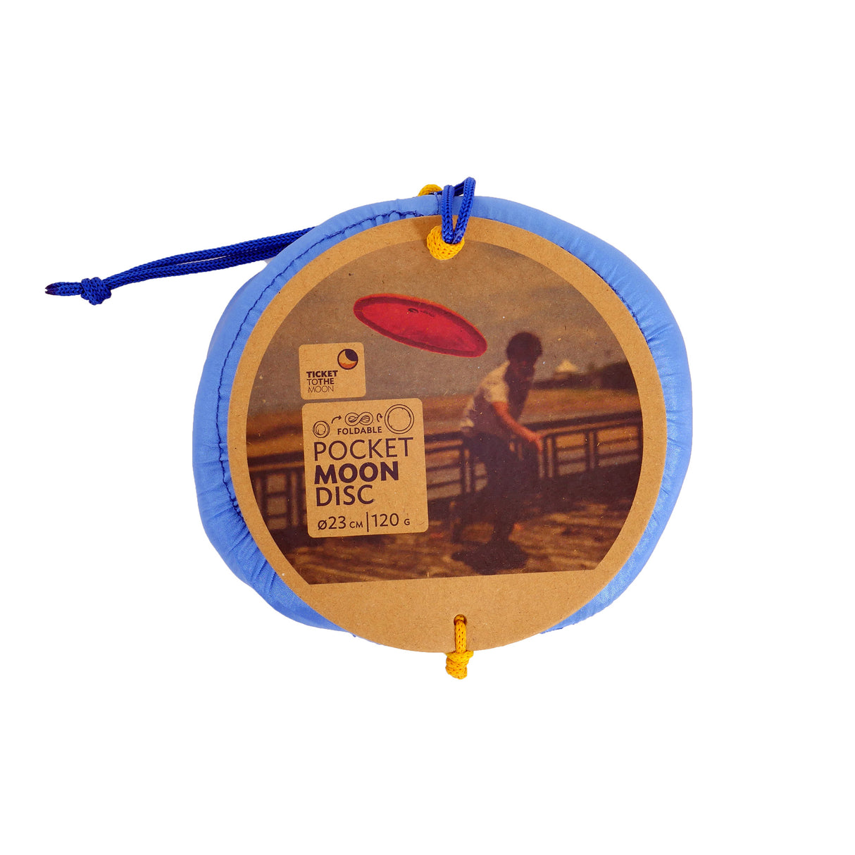 Ticket To The Moon Pocket Moon Foldable Frisbee