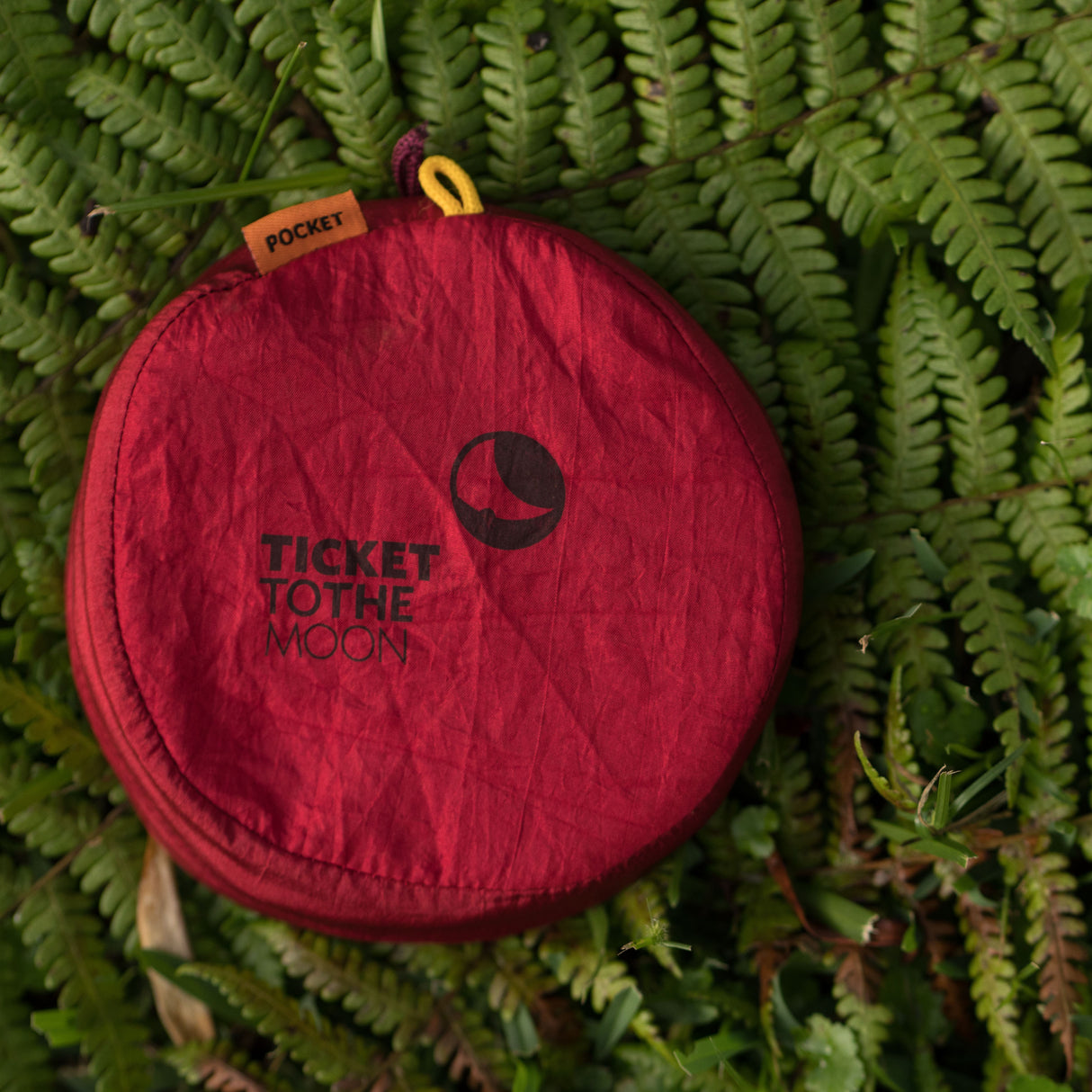 Ticket To The Moon Pocket Moon Foldable Frisbee