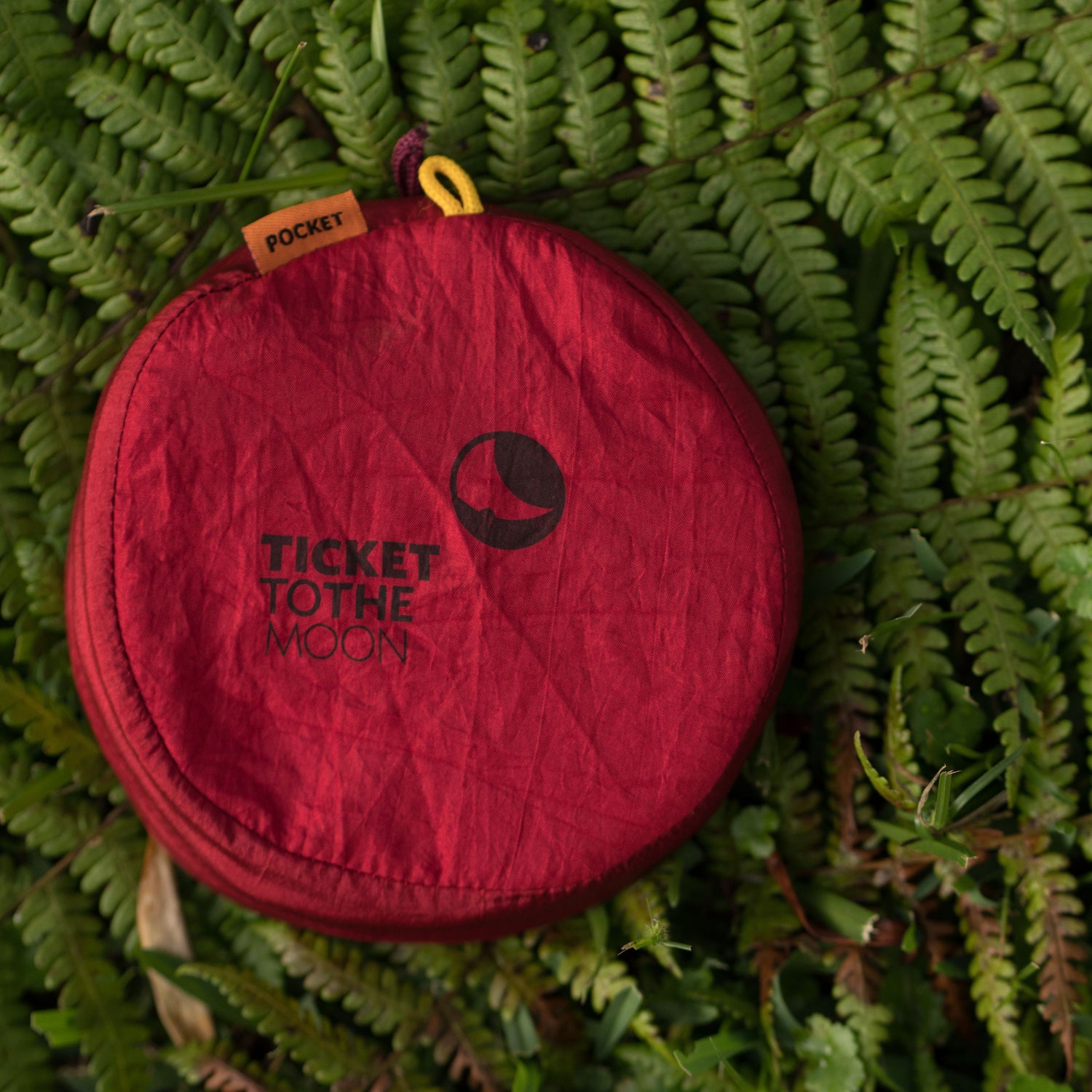 Ticket To The Moon Pocket Moon Foldable Frisbee