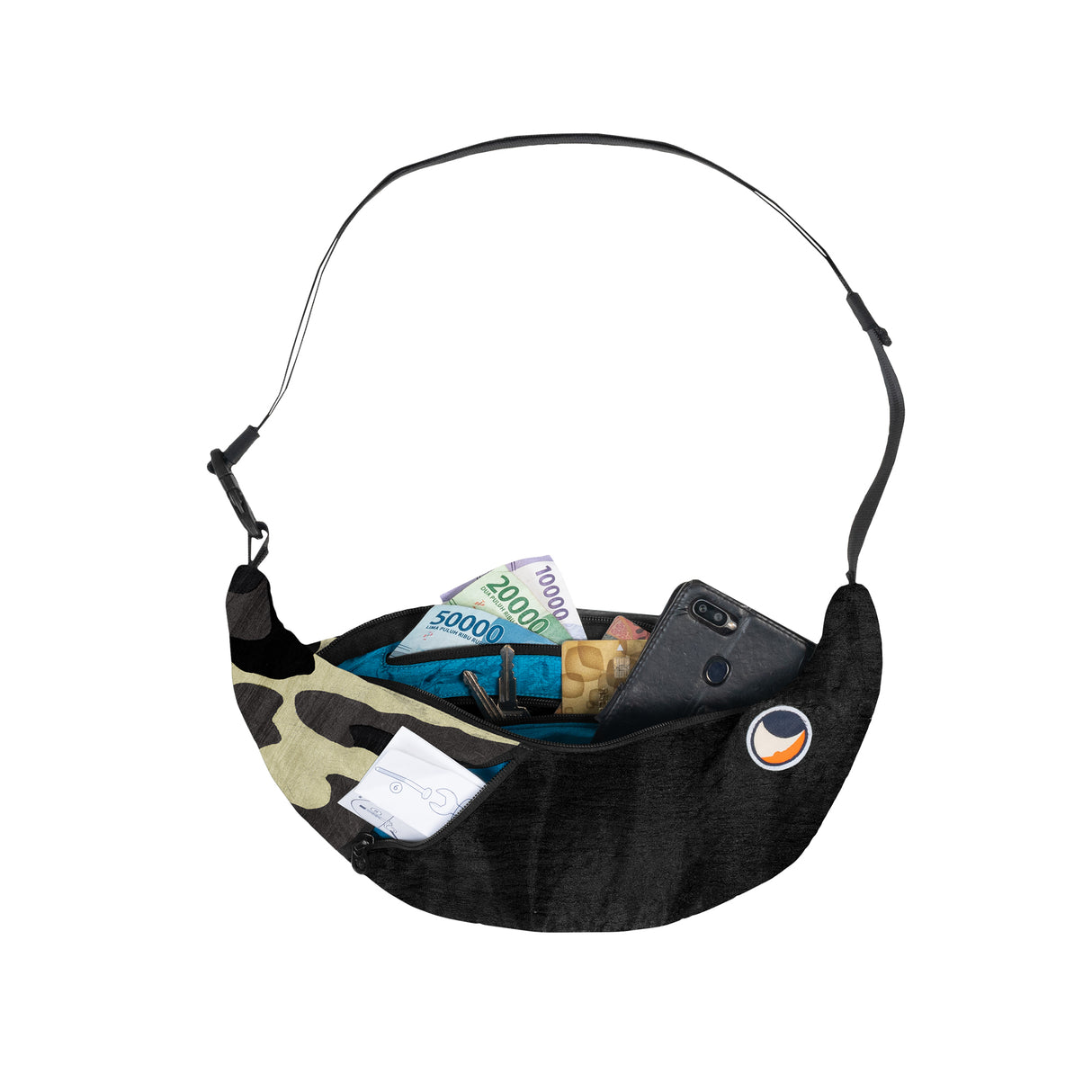 Ticket To The Moon Lightweight Foldable Sling Bag