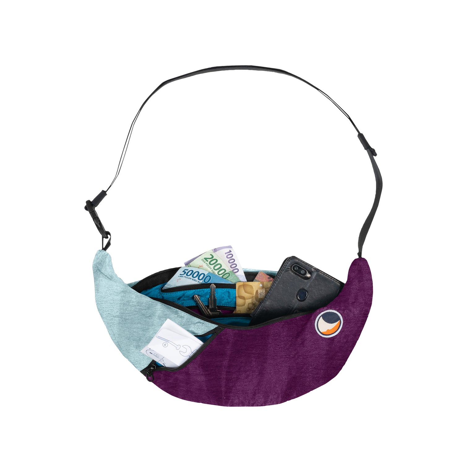 Ticket To The Moon Lightweight Foldable Sling Bag