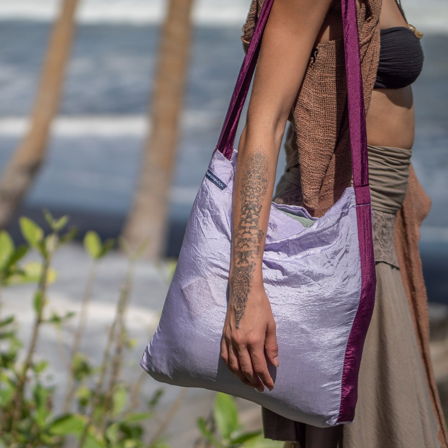 Ticket To The Moon Lightweight Foldable Eco Bag Medium (15L)