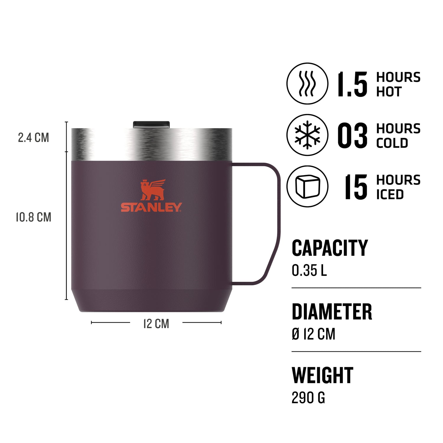 Stanley The Legendary Camp Mug, 350ml