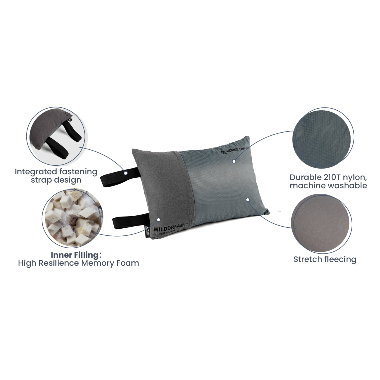 OneTigris Wilddream Memory Foam Pillow