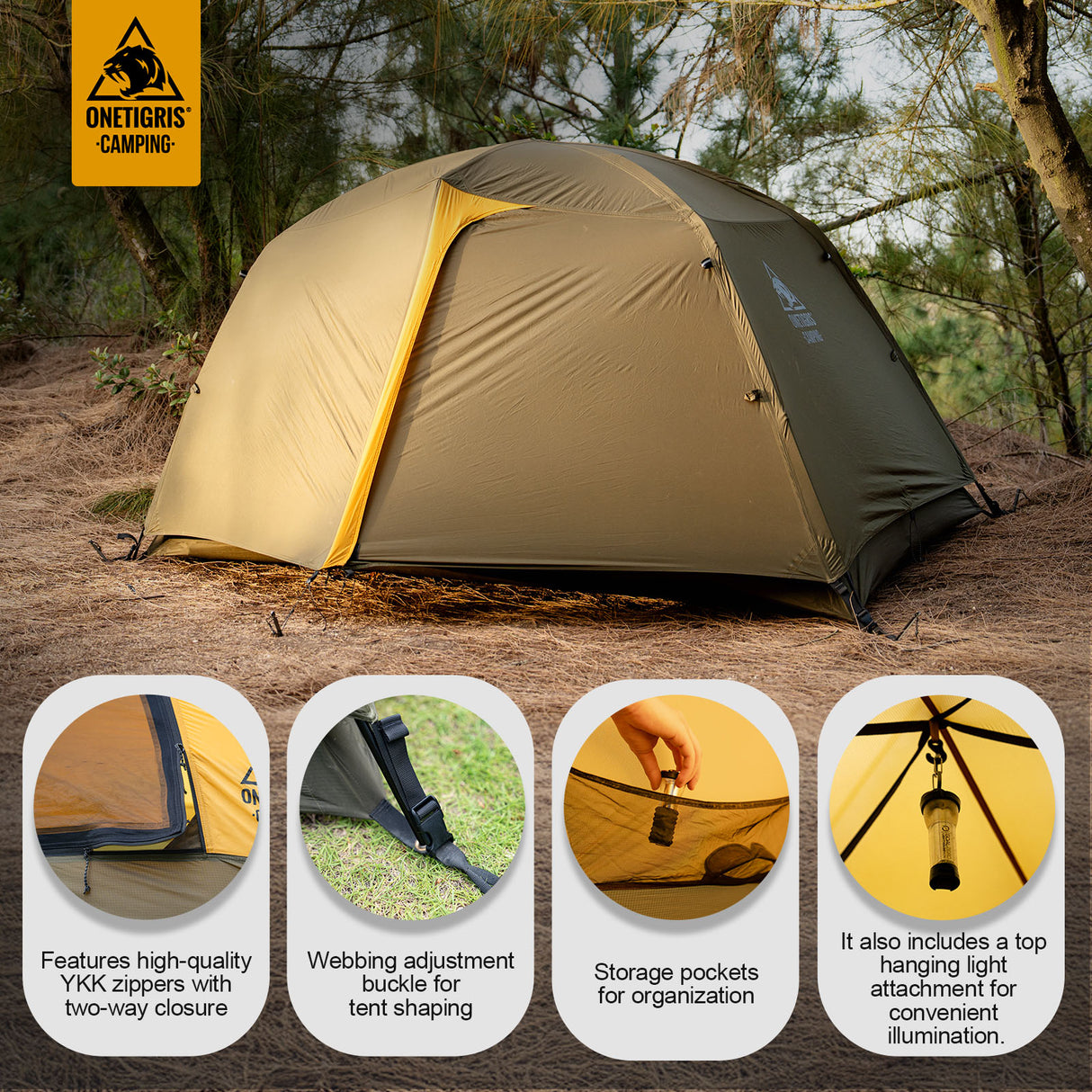 OneTigris Stella 2 Person Backpacking Tent