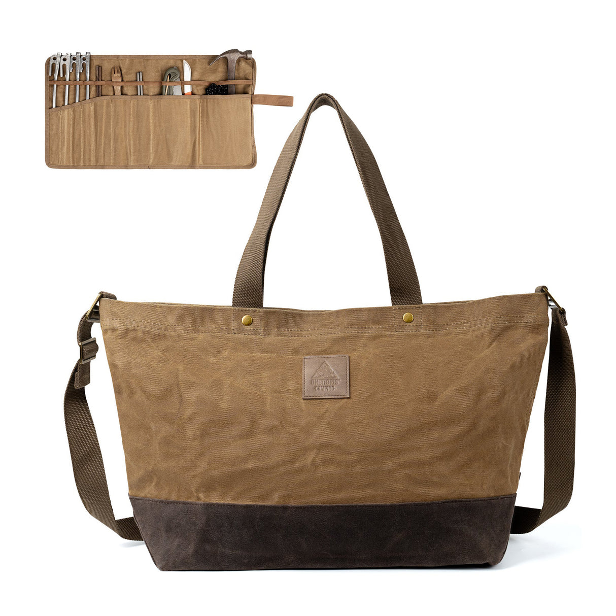 OneTigris Waxed Canvas Bag & Utility Roll