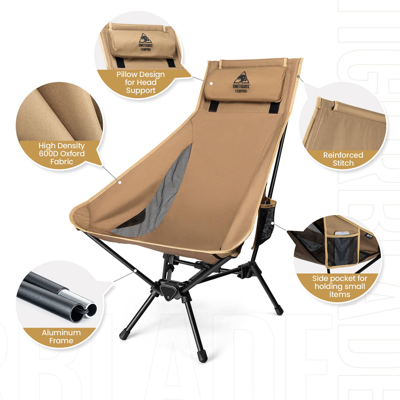 OneTigris Tigerblade Oversized Camping Chair