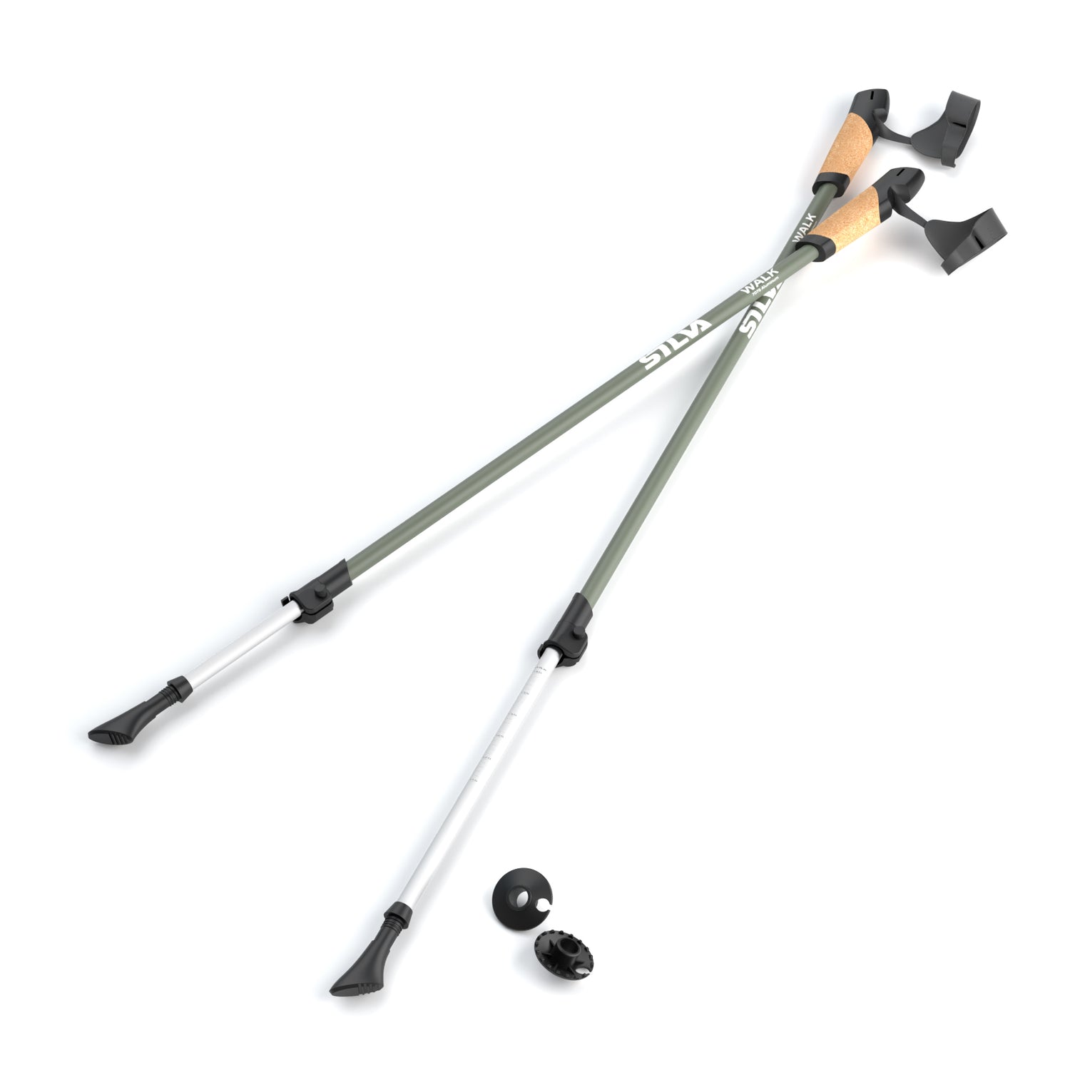 Silva Walking Poles with Cork Handles