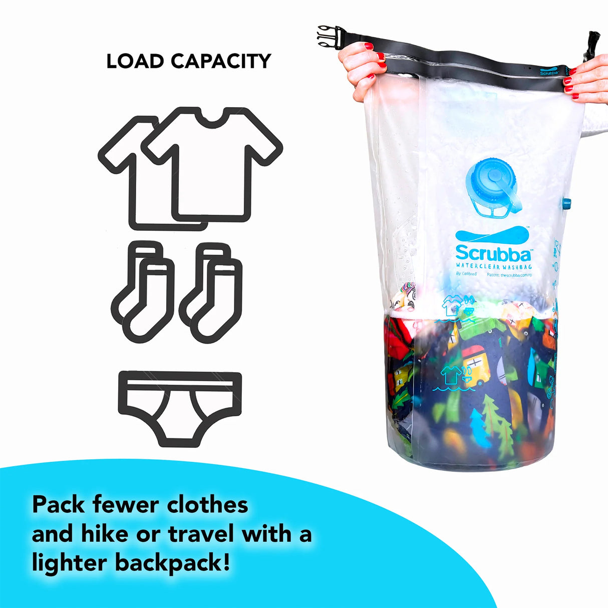 Scrubba Waterclear Wash Bag