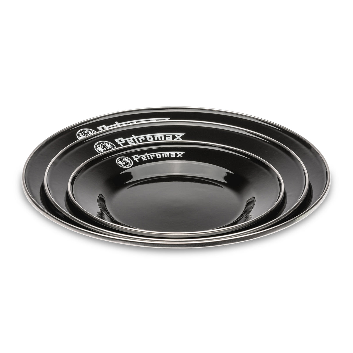 Petromax 18cm Enamel Side Plates, Set of 2