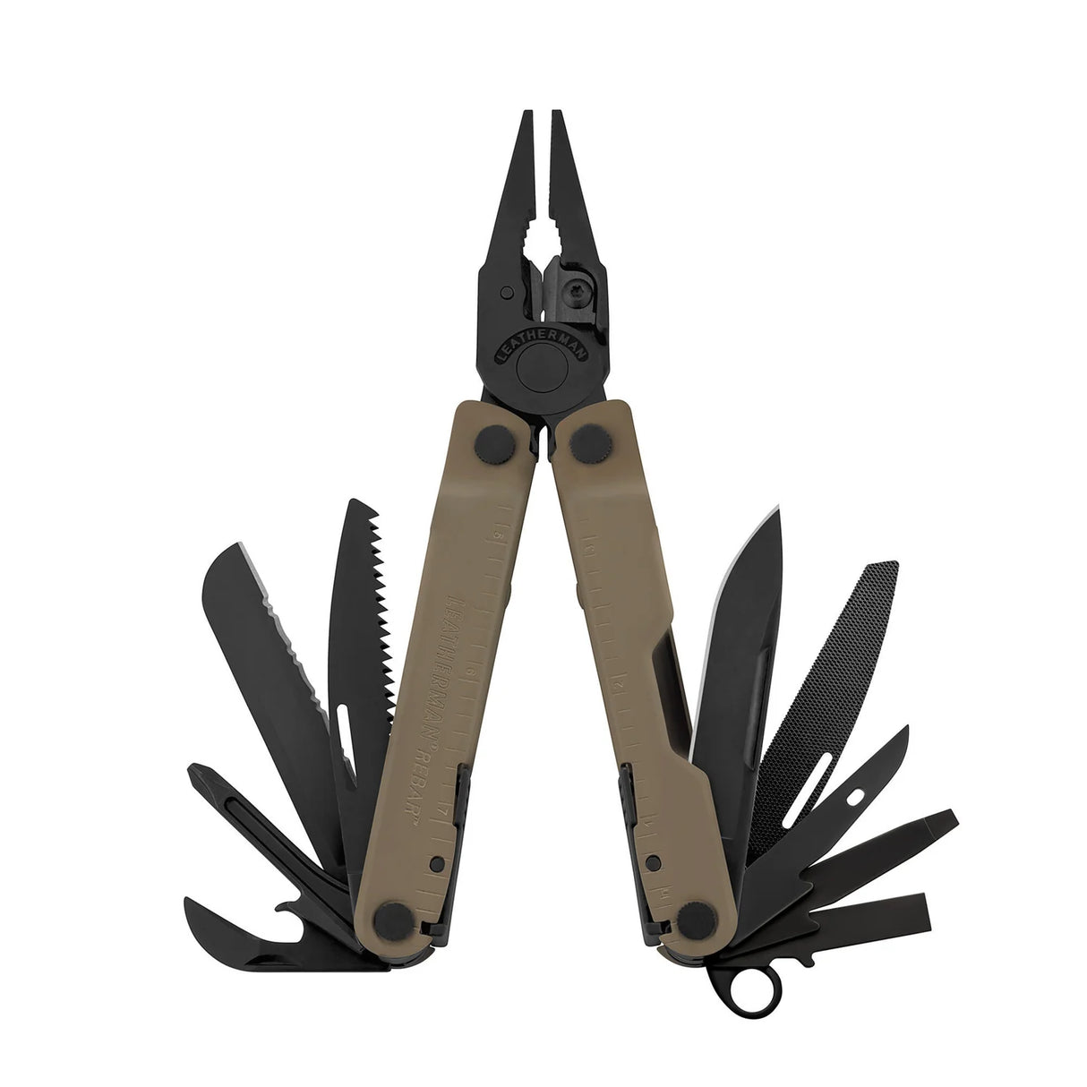 Leatherman Rebar Multi-tool with Pouch, Coyote Tan