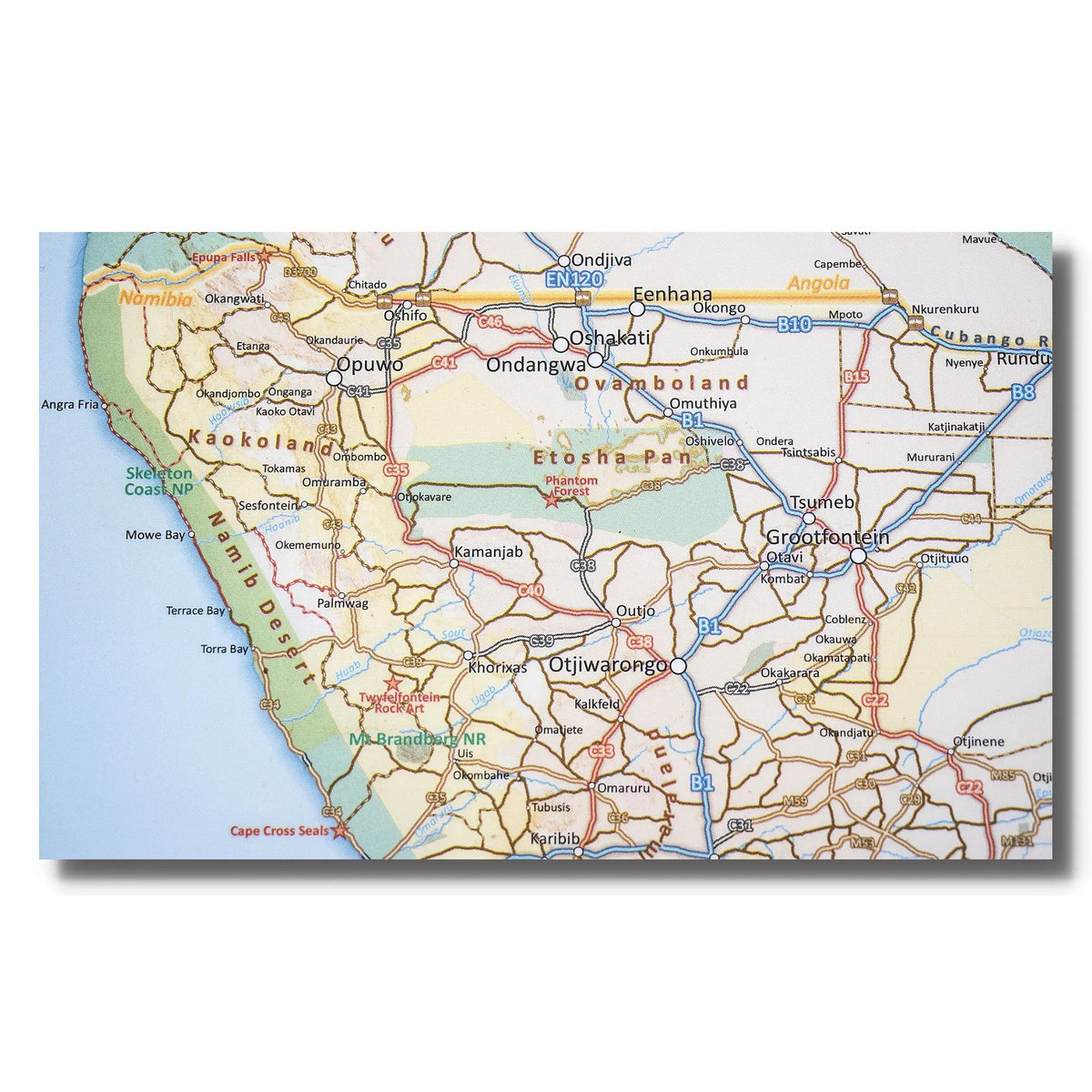 Tracks4Africa Africa Wall Map, Edition 1