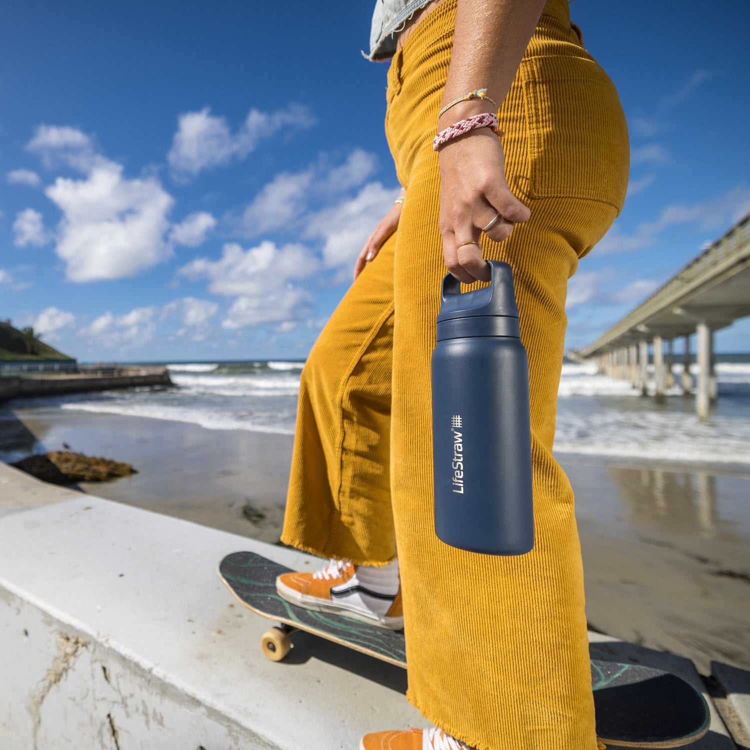 LifeStraw Go 2.0 Stainless Steel Filter Bottle
