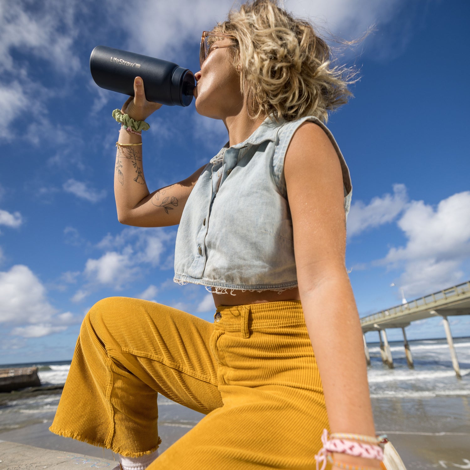 LifeStraw Go 2.0 Stainless Steel Filter Bottle