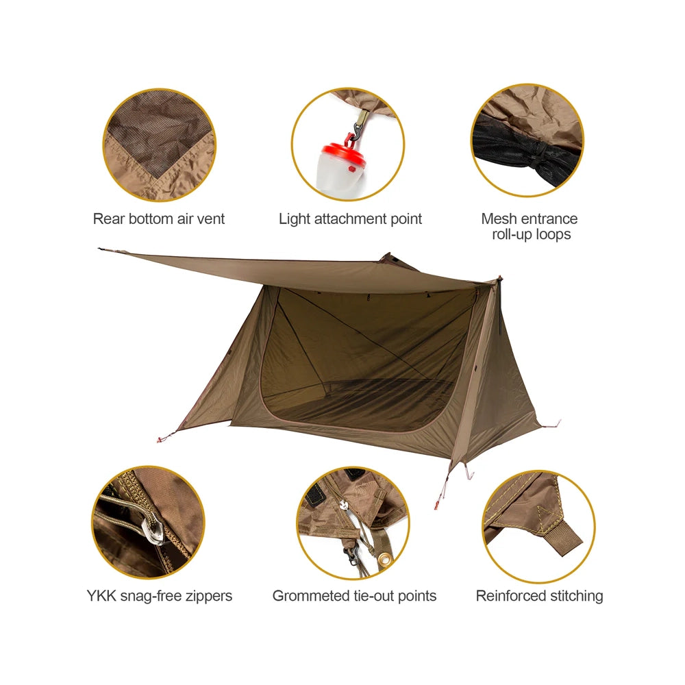 OneTigris Backwoods Bungalow Ultralight Super Shelter