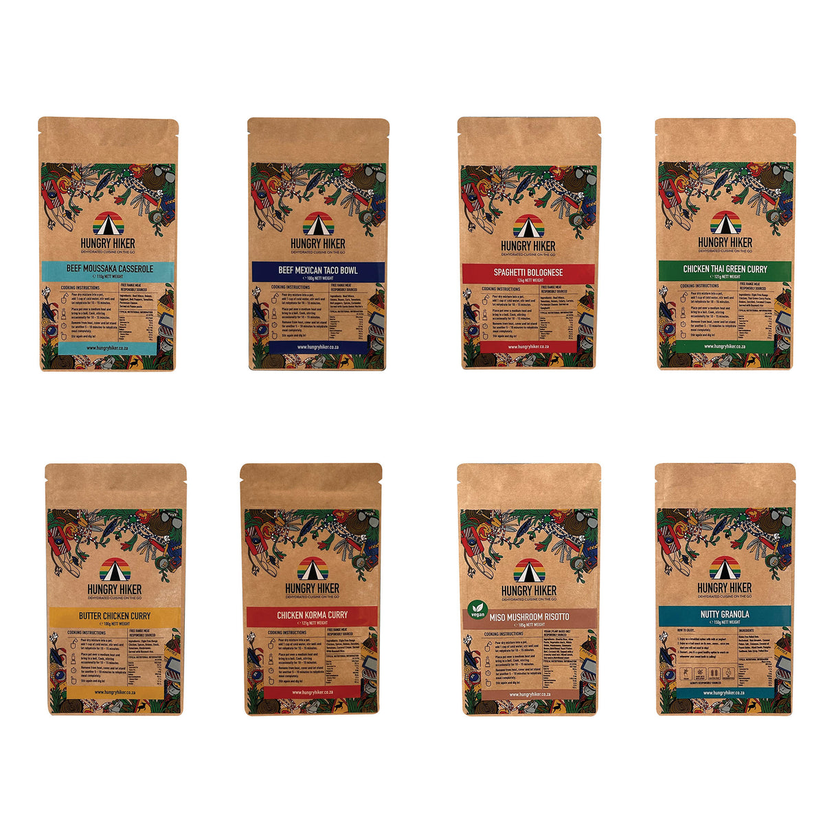 Hungry Hiker Dehydrated Thai Green Chicken Curry, 400g