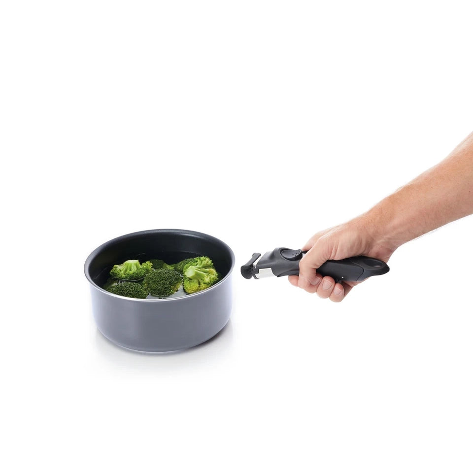 MasterClass Smart Space Non-Stick 3 Piece Saucepan Set