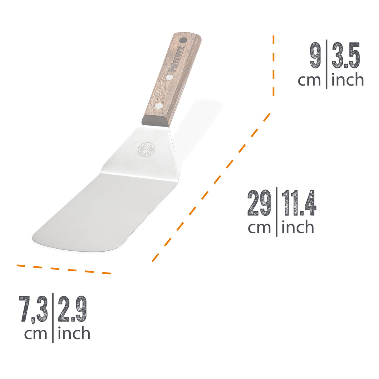 Petromax Flexible Stainless Steel Spatula