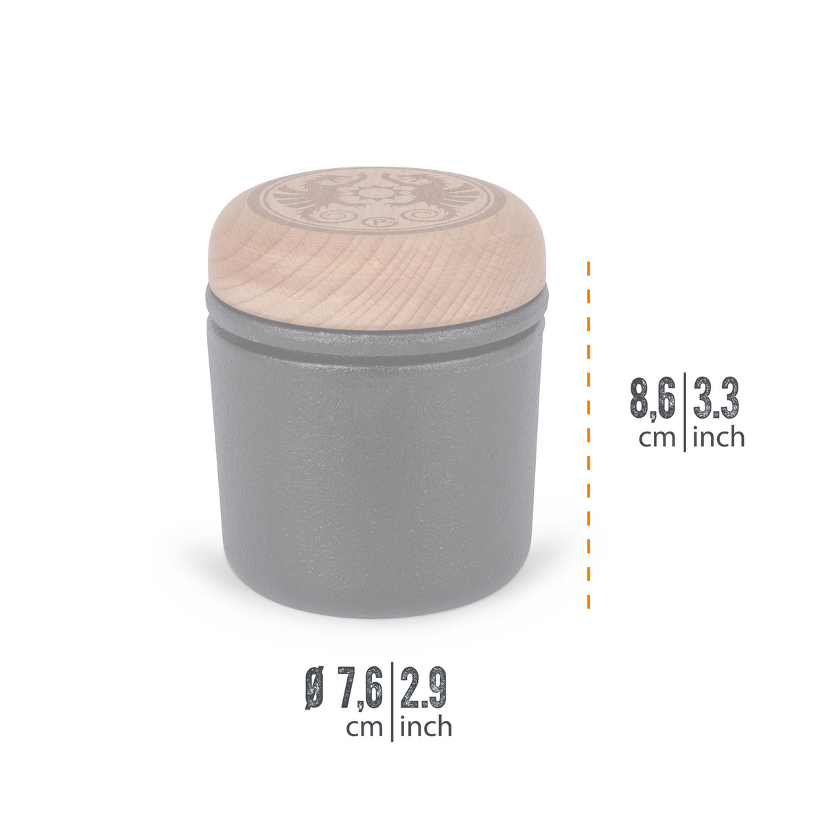 Petromax Cast Iron Hand Mortar