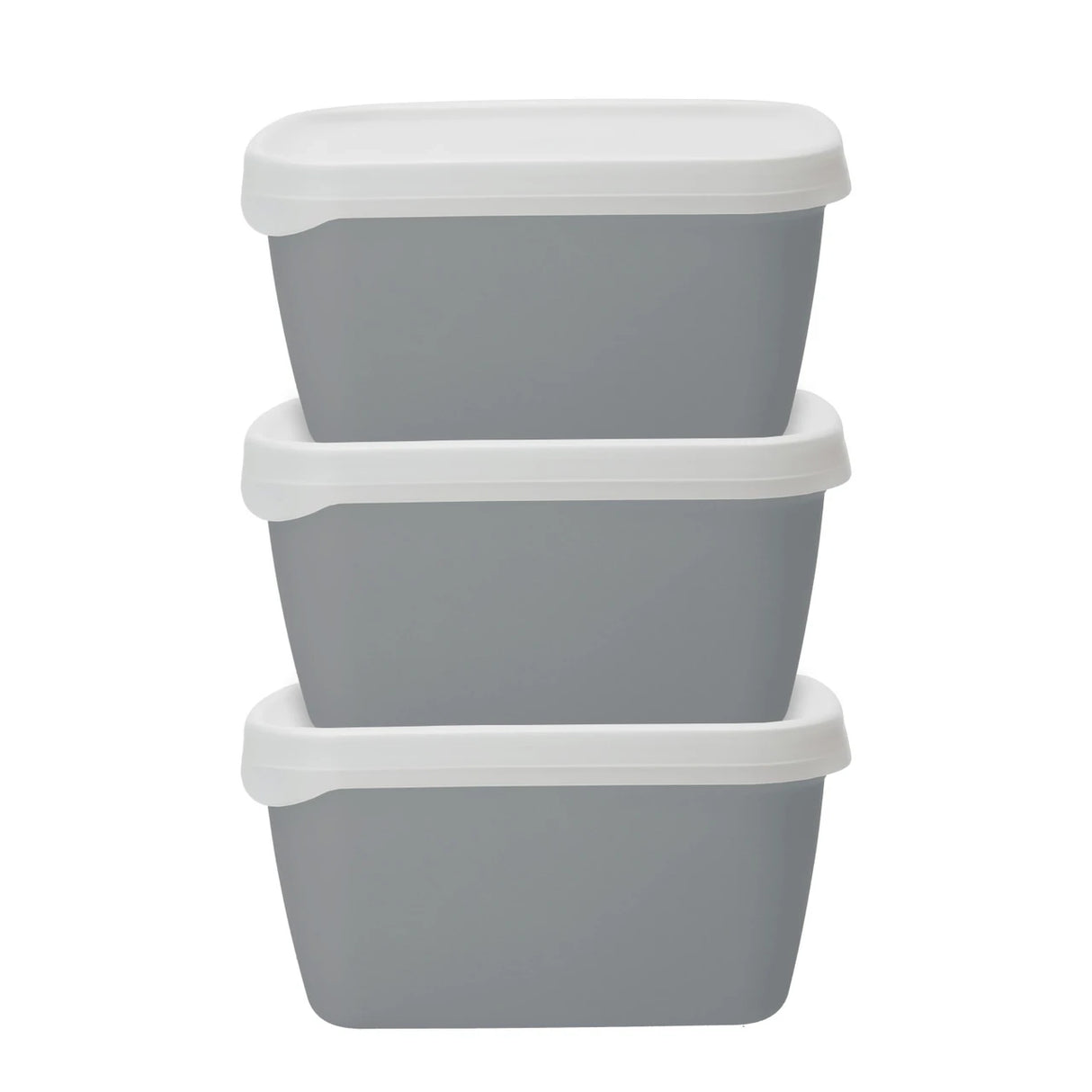 Natural Elements Eco Stackable Storage Containers, Set of 3