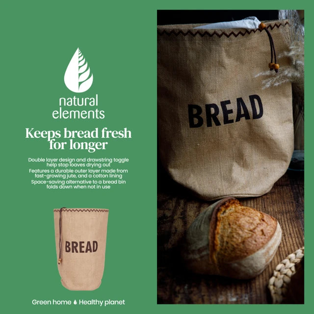 Natural Elements Jute Bread Preserving Bag