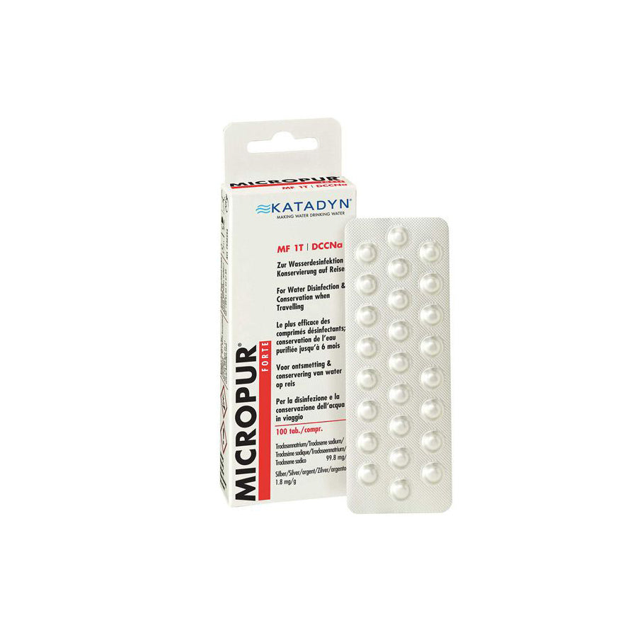 Katadyn Micropur Forte MF 1T Water Purification Tablets, 50 Tablets