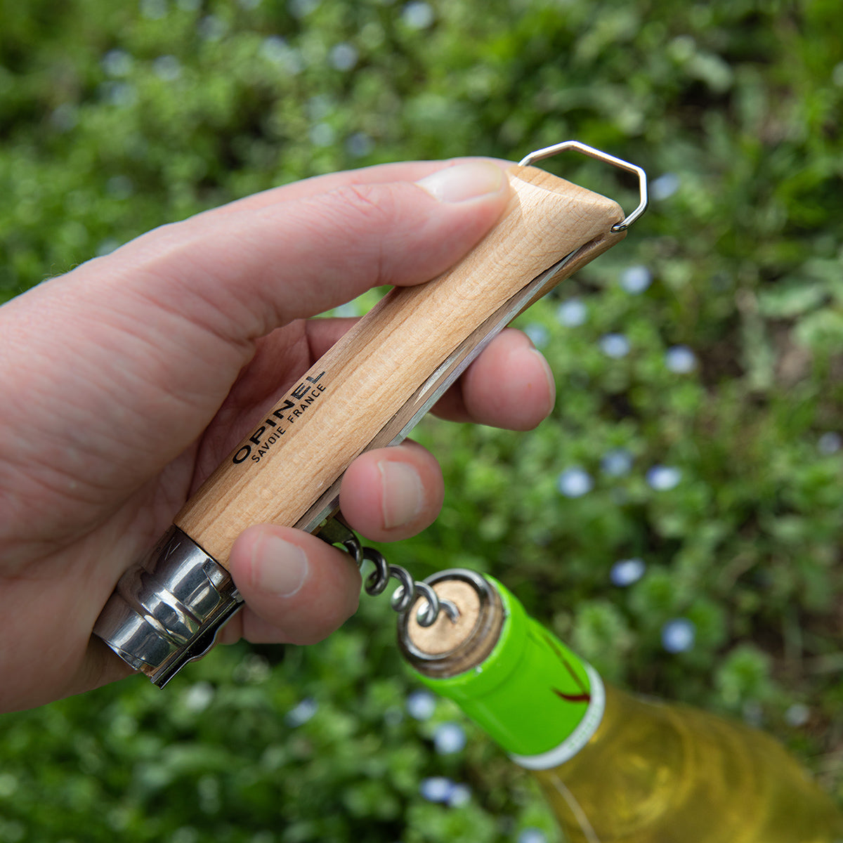 Opinel No. 10 Corkscrew Knife with Bottle Opener