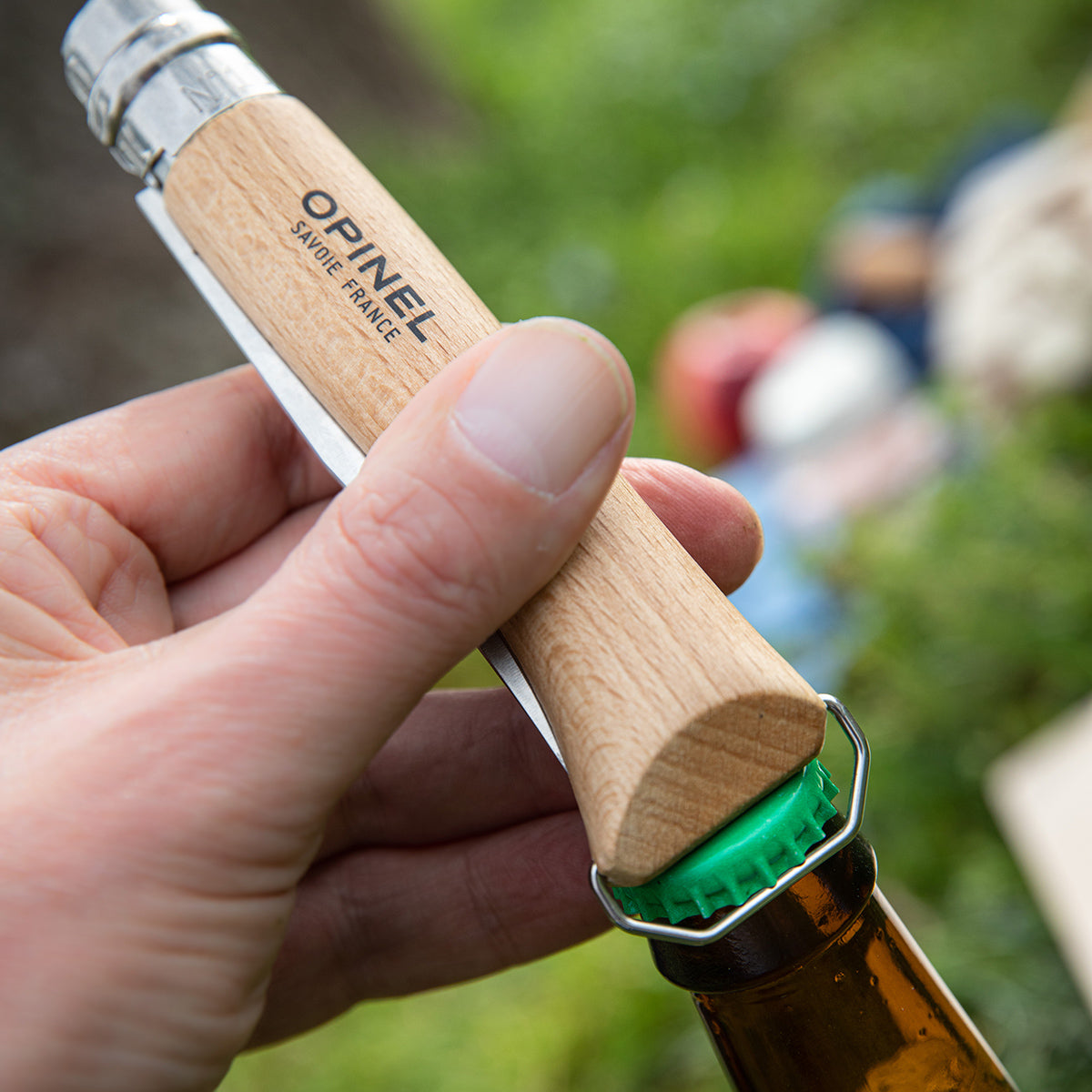 Opinel No. 10 Corkscrew Knife with Bottle Opener