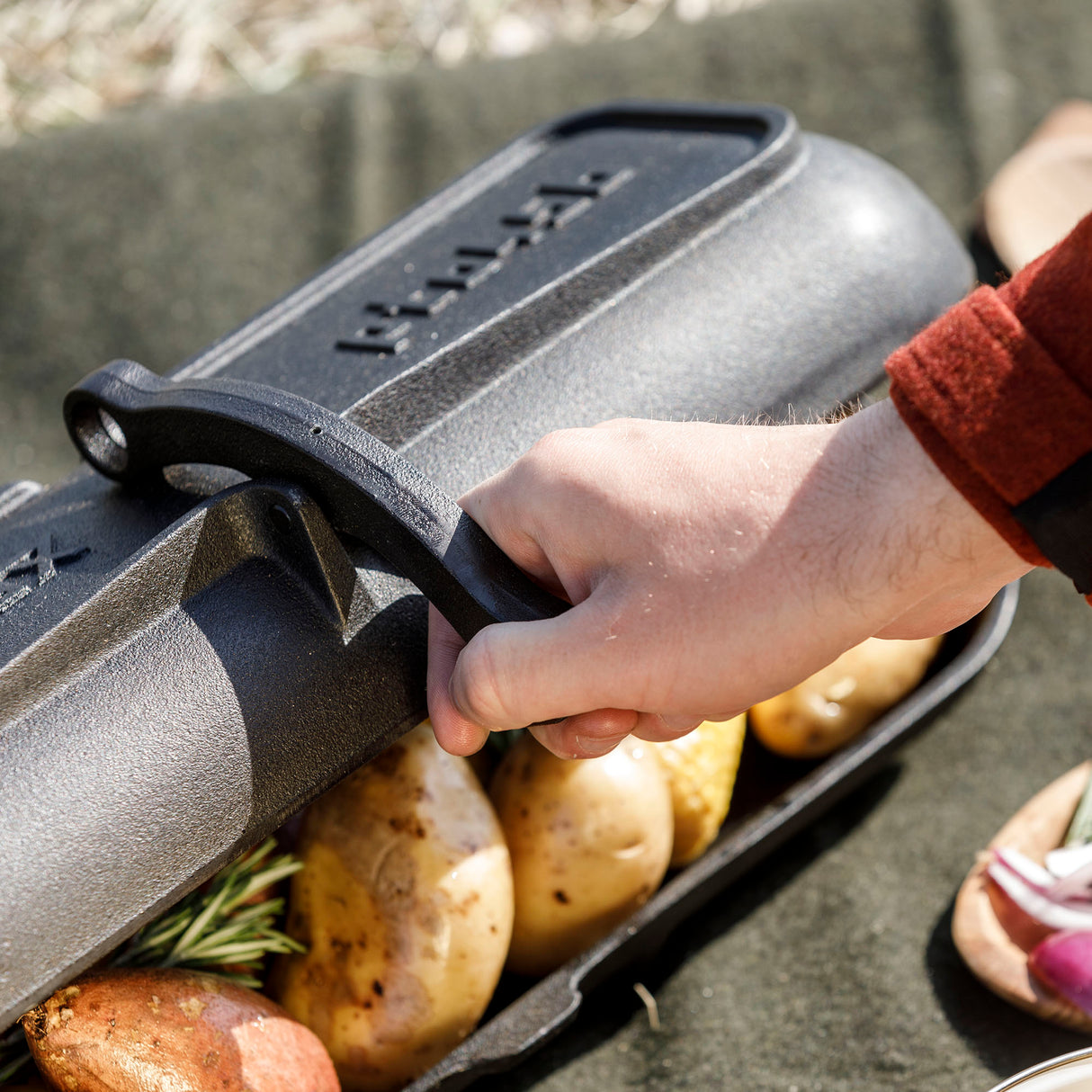 Petromax Cast Iron Potato Roaster