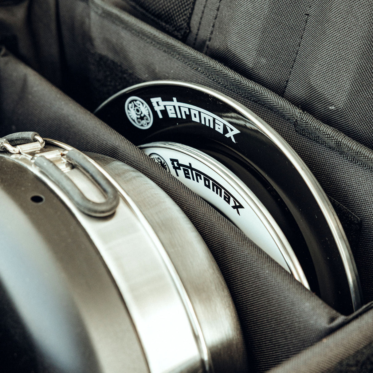 Petromax 18cm Enamel Side Plates, Set of 2