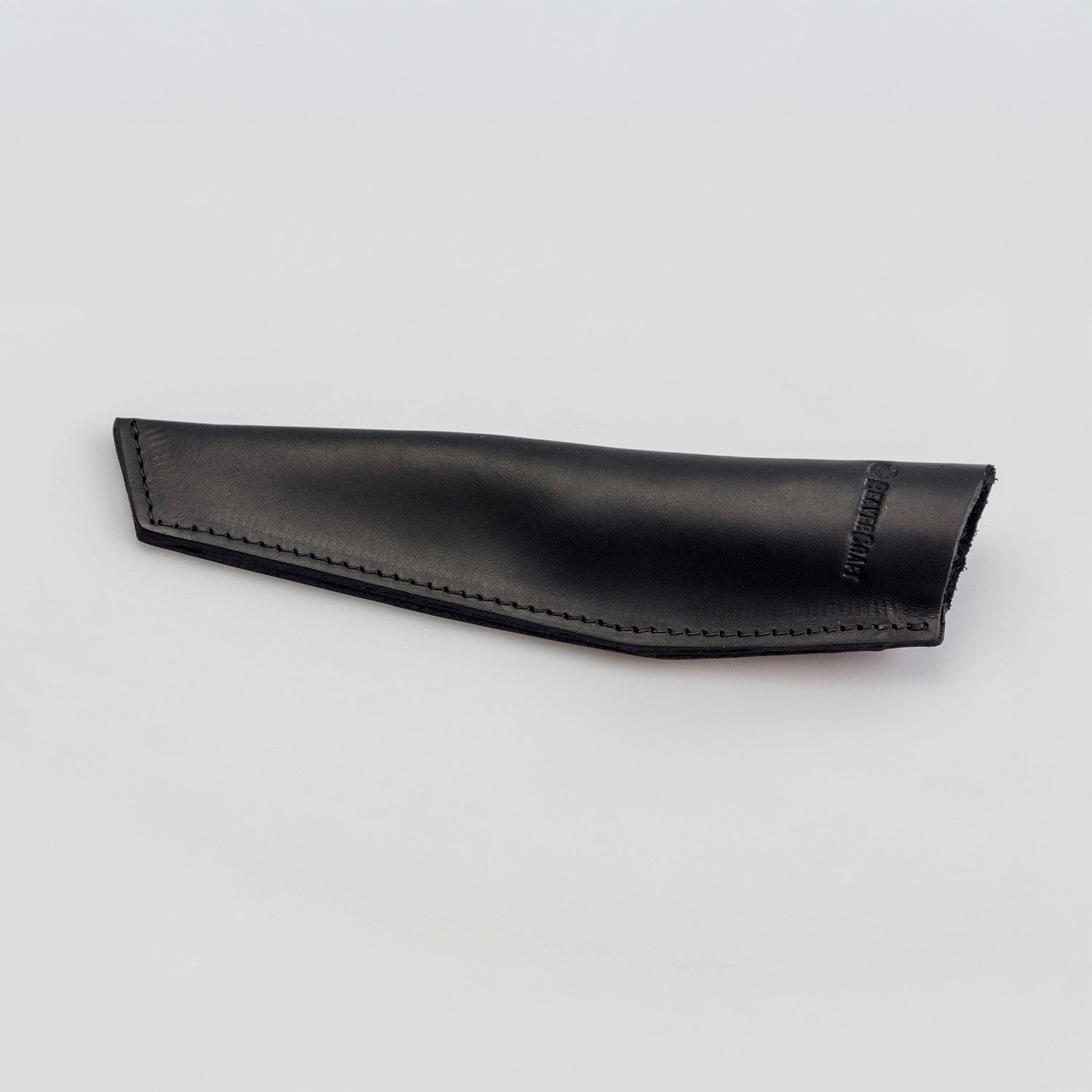 BeaverCraft Leather Sheath for Barrel Handled Whittling Knife