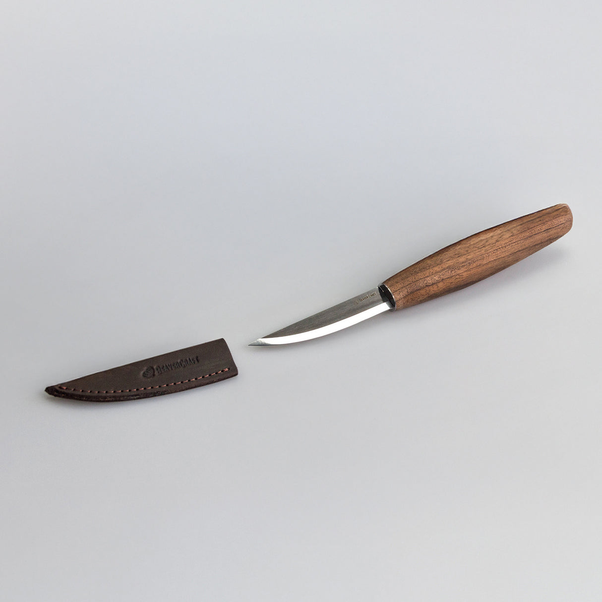 BeaverCraft Leather Sheath for Whittling Blade