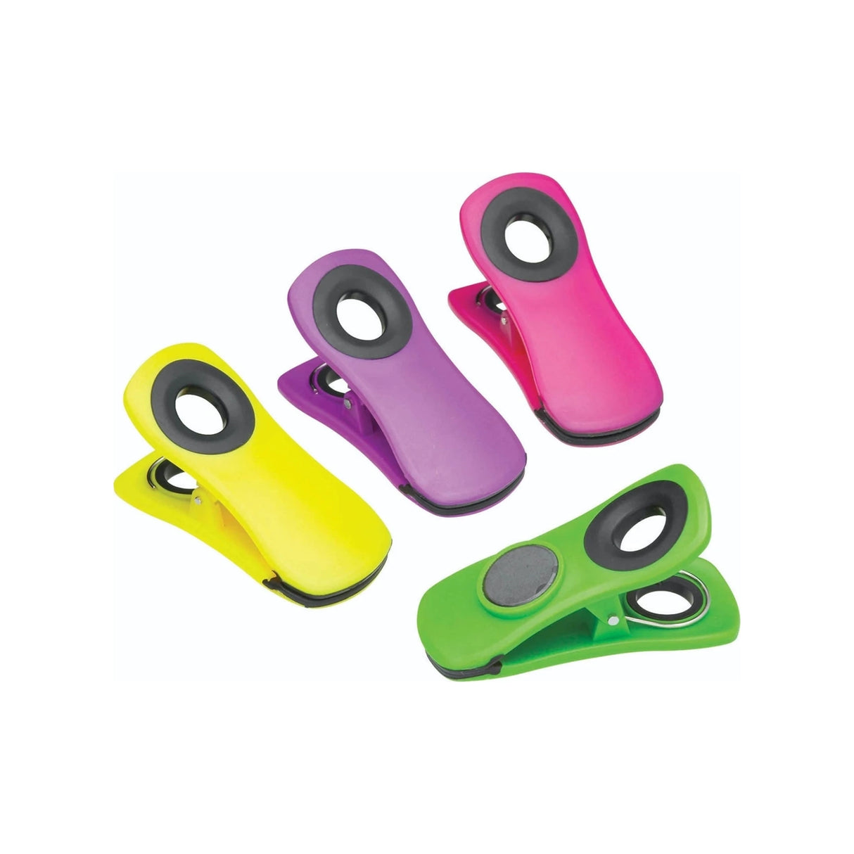 KitchenCraft Magnetic Bag Clips, Set of 4