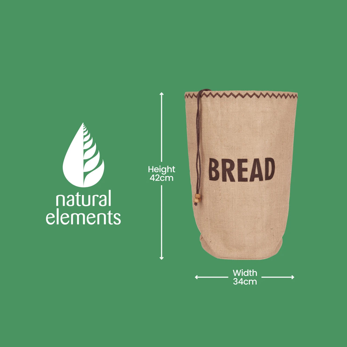 Natural Elements Jute Bread Preserving Bag