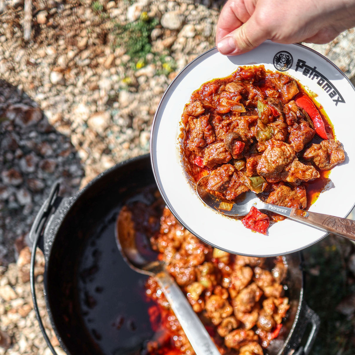 Petromax 26cm Enamel Dinner Plates, Set of 2