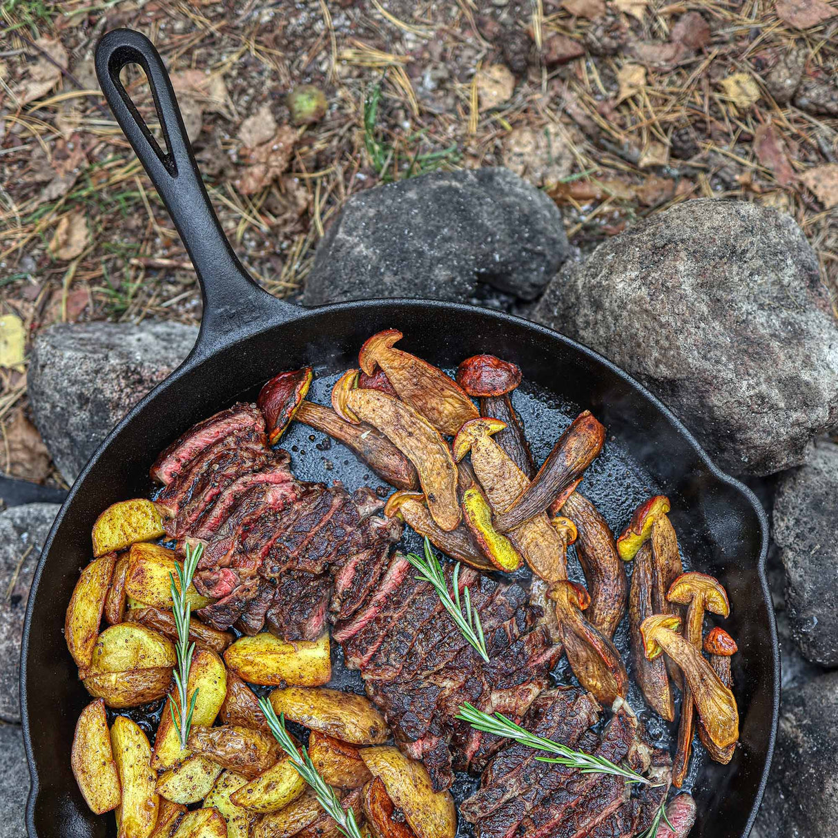 Petromax Seasoned Cast Iron Fire Skillet
