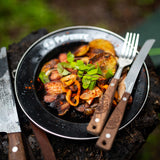 Petromax 18cm Enamel Side Plates, Set of 2