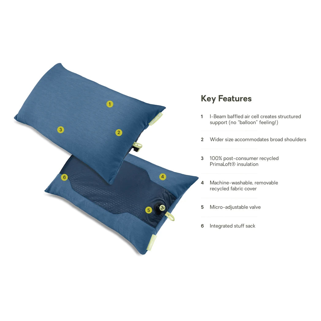 NEMO Fillo Elite Ultralight Wide Backpacking Pillow