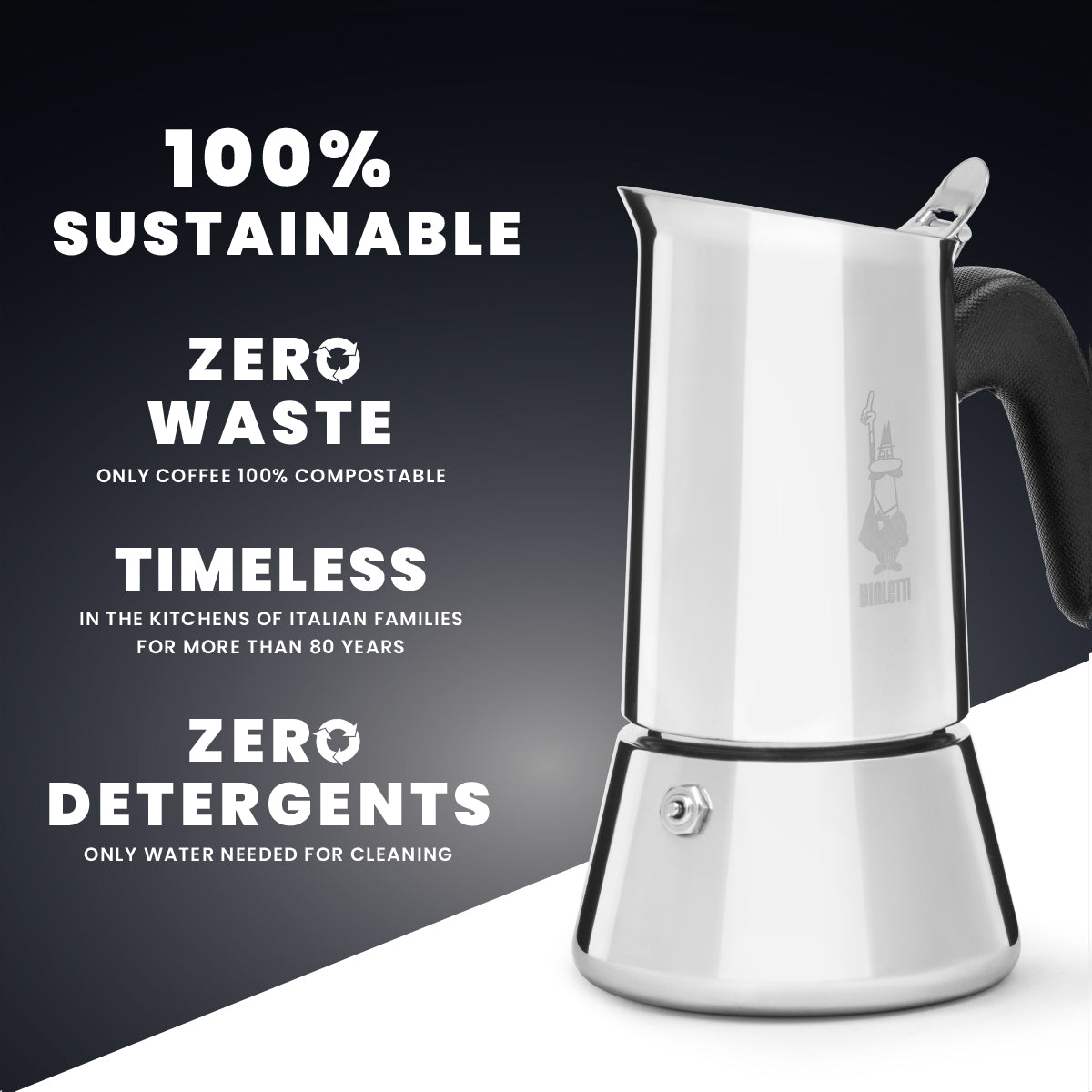 Bialetti stainless steel espresso maker outlet