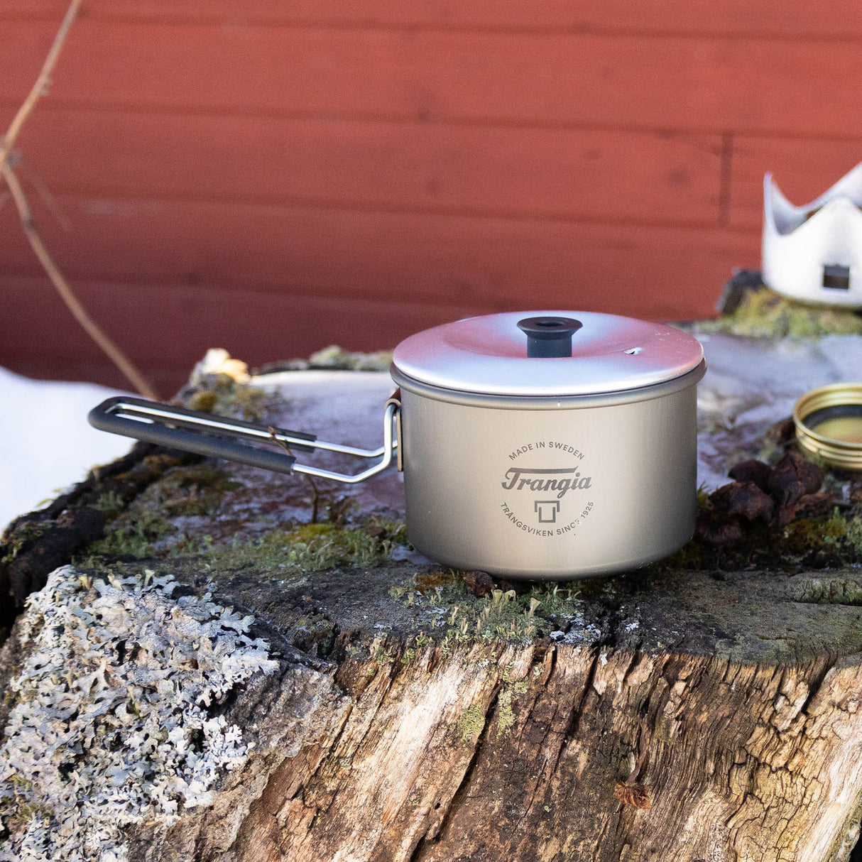 Trangia Aluminum T-Cup with Foldable Handle & Lid
