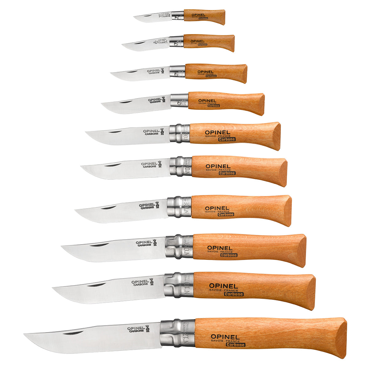 Opinel Traditional Classic Carbon Collector's Tray in Wooden Gift Box