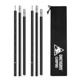 OneTigris 6061 Aluminium Telescopic Tarp Poles, Set of 2
