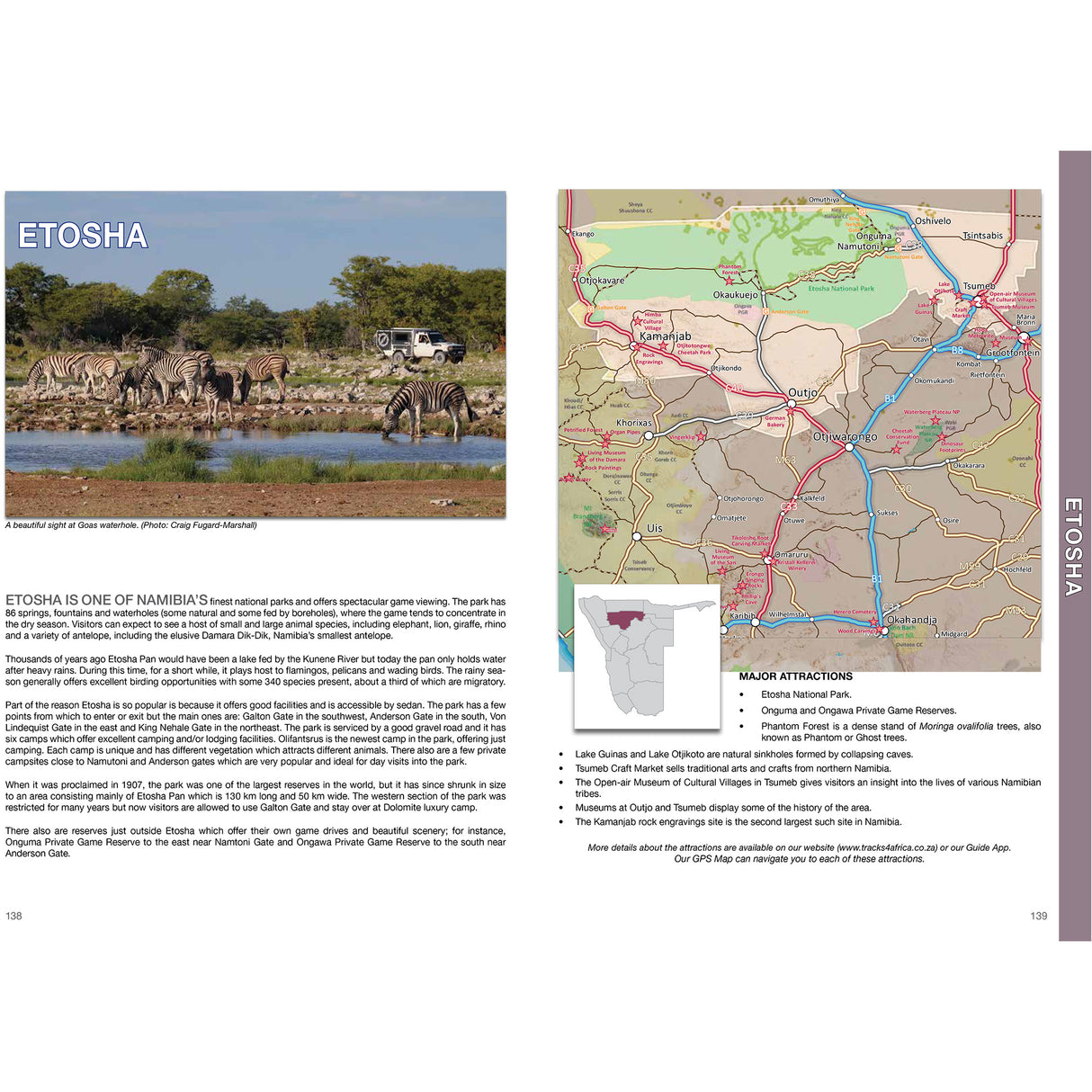 Tracks4Africa Namibia Self-Drive Guide Book, Edition 3