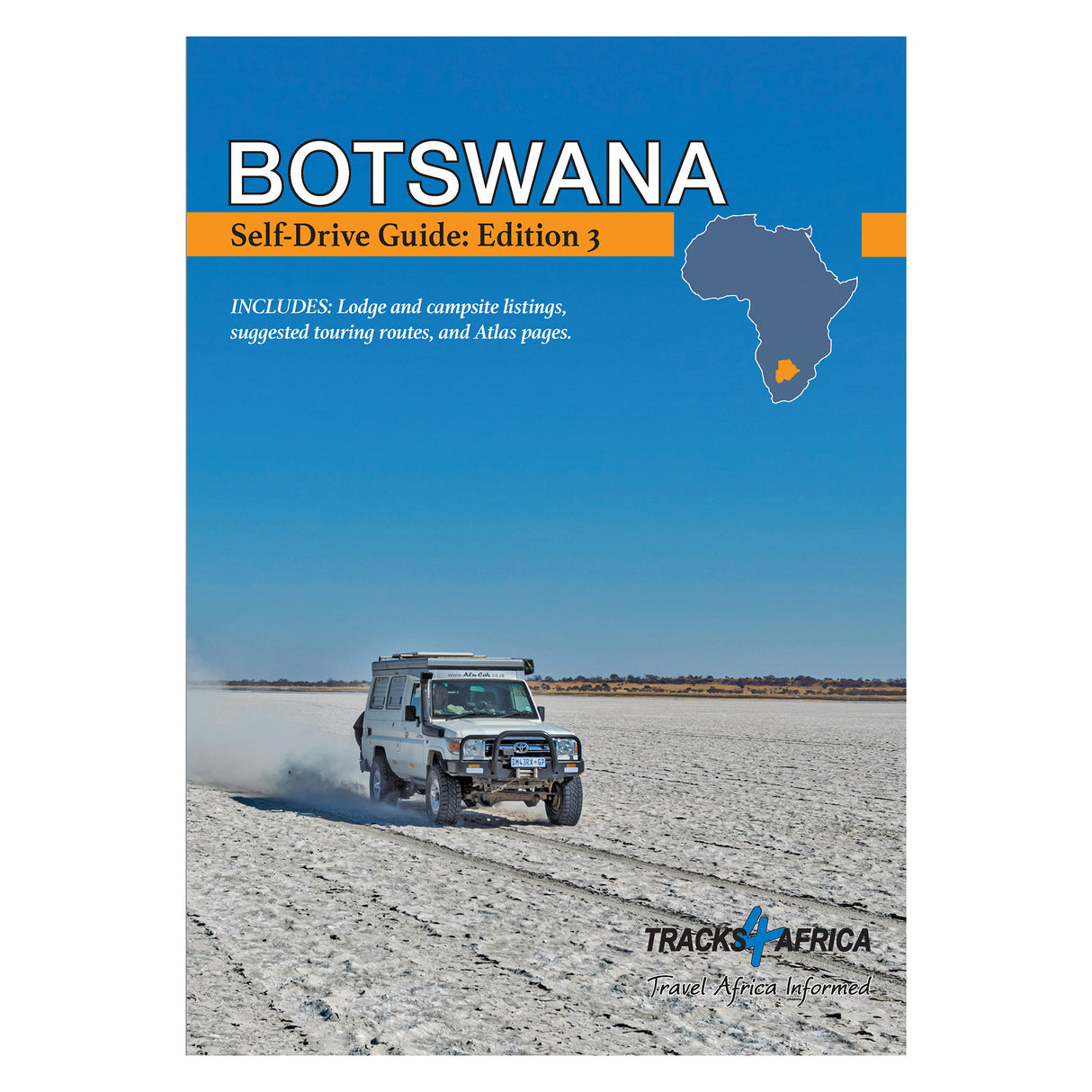 Tracks4Africa Botswana Self-Drive Guide Book, Edition 3