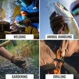 OneTigris Leather Work Gloves