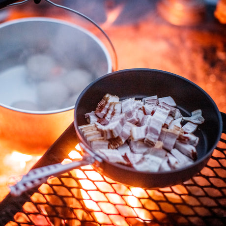 Trangia Non-Stick High-Sided Frying Pan with Foldable Handle & Lid