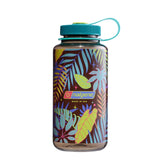 Nalgene Wide Mouth Sustain Botanicals Water Bottle, 1 Litre, Woodsman Botanical