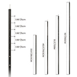 OneTigris 6061 Aluminium Telescopic Tarp Poles, Set of 2
